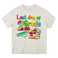 Cream last day of second grade Heavy Core Tee - Artiststas