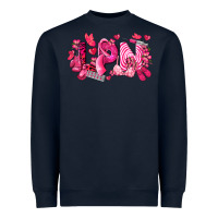 Navy lpn breast cancer certified nursing assistant Heavyweight Sweatshirt - LillyAllenDesigns