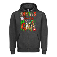 Charcoal Heather santa's favorite cma Zipper Hoodie - texasbilliewilder