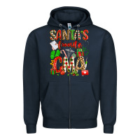 Navy santa's favorite cma Zipper Hoodie - texasbilliewilder