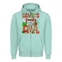 Seafoam santa's favorite cma Zipper Hoodie - texasbilliewilder