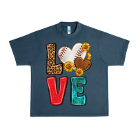 Midnight Navy western love baseball Urban Heavy Tee - NancyCooperArtShop