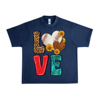 Navy western love baseball Urban Heavy Tee - NancyCooperArtShop