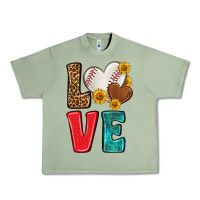 Oil Green western love baseball Urban Heavy Tee - NancyCooperArtShop