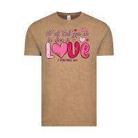 Vintage Coffee let all that you do be done in love Vintage Tee - MaliasSmallBusiness