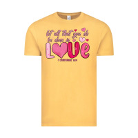 Vintage Mustard let all that you do be done in love Vintage Tee - MaliasSmallBusiness