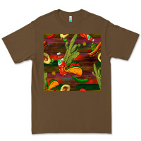Cacao mexican food seamless pattern Premium Tee - BundleAndBundleShop