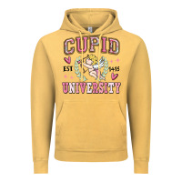 Vintage Mustard cupid university Vintage Hoodie - MaliasSmallBusiness