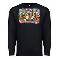 Black Easter Premium Sweatshirt - CowGirlArtShop