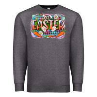 Charcoal Heather Easter Premium Sweatshirt - CowGirlArtShop