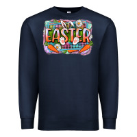 Navy Easter Premium Sweatshirt - CowGirlArtShop