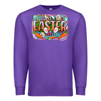 Purple Easter Premium Sweatshirt - CowGirlArtShop