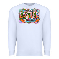 White Easter Premium Sweatshirt - CowGirlArtShop