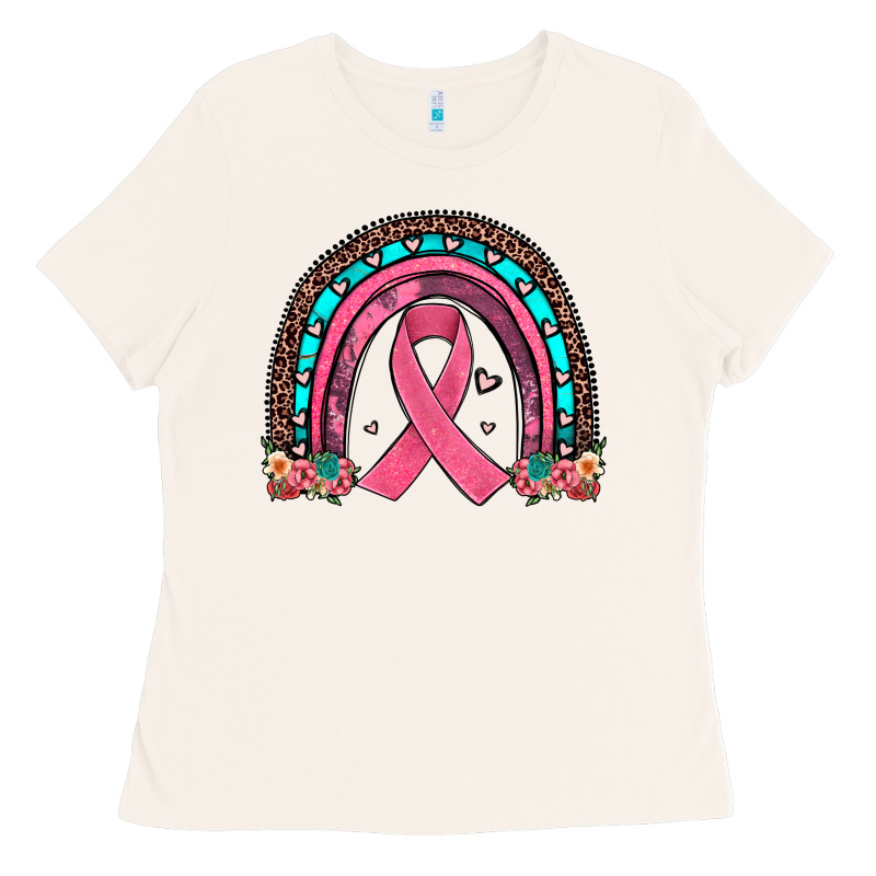 Ribbon Rainbow Ladies Tee by JahusDesignShop | Teevron