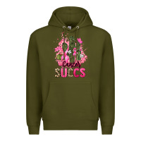 Army Green Cancer succs Cancer Awareness Premium Hoodie - HowdyJamesFarm