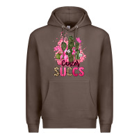 Coffee Cancer succs Cancer Awareness Premium Hoodie - HowdyJamesFarm