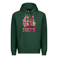 Sports Green Cancer succs Cancer Awareness Premium Hoodie - HowdyJamesFarm