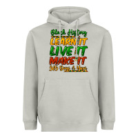 Moon Dust Black history learn it live it make it 365 days Heavyweight Hoodie - HowdyJamesFarm