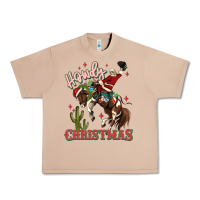 Burro howdy christmas cowboy santa Urban Heavy Tee - MaliasSmallBusiness