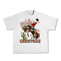 Lunar Rock howdy christmas cowboy santa Urban Heavy Tee - MaliasSmallBusiness