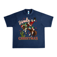 Navy howdy christmas cowboy santa Urban Heavy Tee - MaliasSmallBusiness