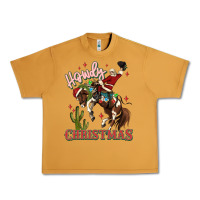 Peanut Butter howdy christmas cowboy santa Urban Heavy Tee - MaliasSmallBusiness