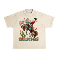 Sandshell howdy christmas cowboy santa Urban Heavy Tee - MaliasSmallBusiness