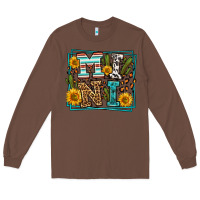 Chestnut western leopard mini Long Sleeve Tee - LillyAllenDesigns