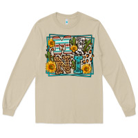 Mushroom western leopard mini Long Sleeve Tee - LillyAllenDesigns