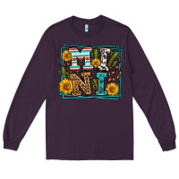 Plum western leopard mini Long Sleeve Tee - LillyAllenDesigns