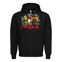 Black i dig christmas Zipper Hoodie - texasbilliewilder