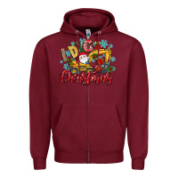 Burgundy i dig christmas Zipper Hoodie - texasbilliewilder