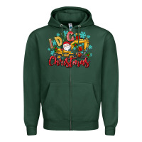 Sports Green i dig christmas Zipper Hoodie - texasbilliewilder