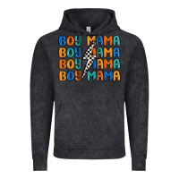 Vintage Black boy mama lightning bolt Vintage Hoodie - MaliasSmallBusiness
