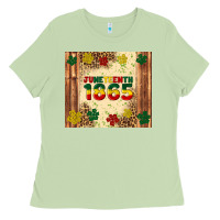 Matcha juneteenth 1865 Ladies Tee - Artiststas