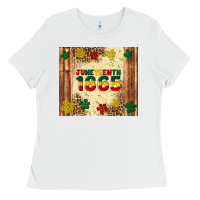White juneteenth 1865 Ladies Tee - Artiststas