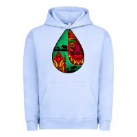 Pigment Grape Ice african masks teardrop  3 Urban Hoodie - BundleAndBundleShop