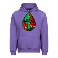 Tulip african masks teardrop  3 Urban Hoodie - BundleAndBundleShop