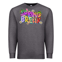 Charcoal Heather Spring break Easter Day Premium Sweatshirt - CowGirlArtShop