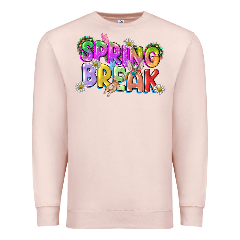 Spring Break Easter Day Premium Sweatshirt by CowGirlArtShop | Teevron