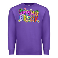 Purple Spring break Easter Day Premium Sweatshirt - CowGirlArtShop
