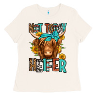 Bone not today heifer long haired cow Ladies Tee - Jasminsmagicworld