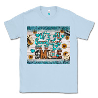 Dusty Blue it’s a beautiful day to smile Classic Tee - JahusDesignShop
