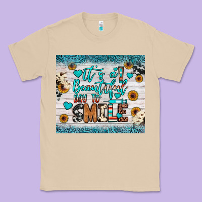 It’s A Beautiful Day To Smile Classic Tee Designed By Jahusdesignshop