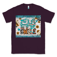 Plum it’s a beautiful day to smile Classic Tee - JahusDesignShop