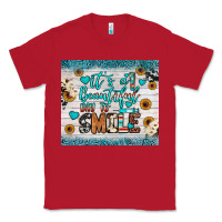 Red it’s a beautiful day to smile Classic Tee - JahusDesignShop