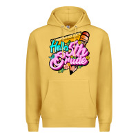Antique Gold hello 5th grade Premium Hoodie - JahusDesignShop