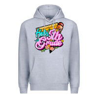Heather Grey hello 5th grade Premium Hoodie - JahusDesignShop