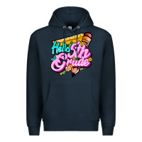 Navy hello 5th grade Premium Hoodie - JahusDesignShop