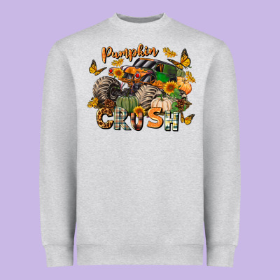 Pumpkin Crush Truck Heavyweight Sweatshirt Designed By Lillyallendesigns